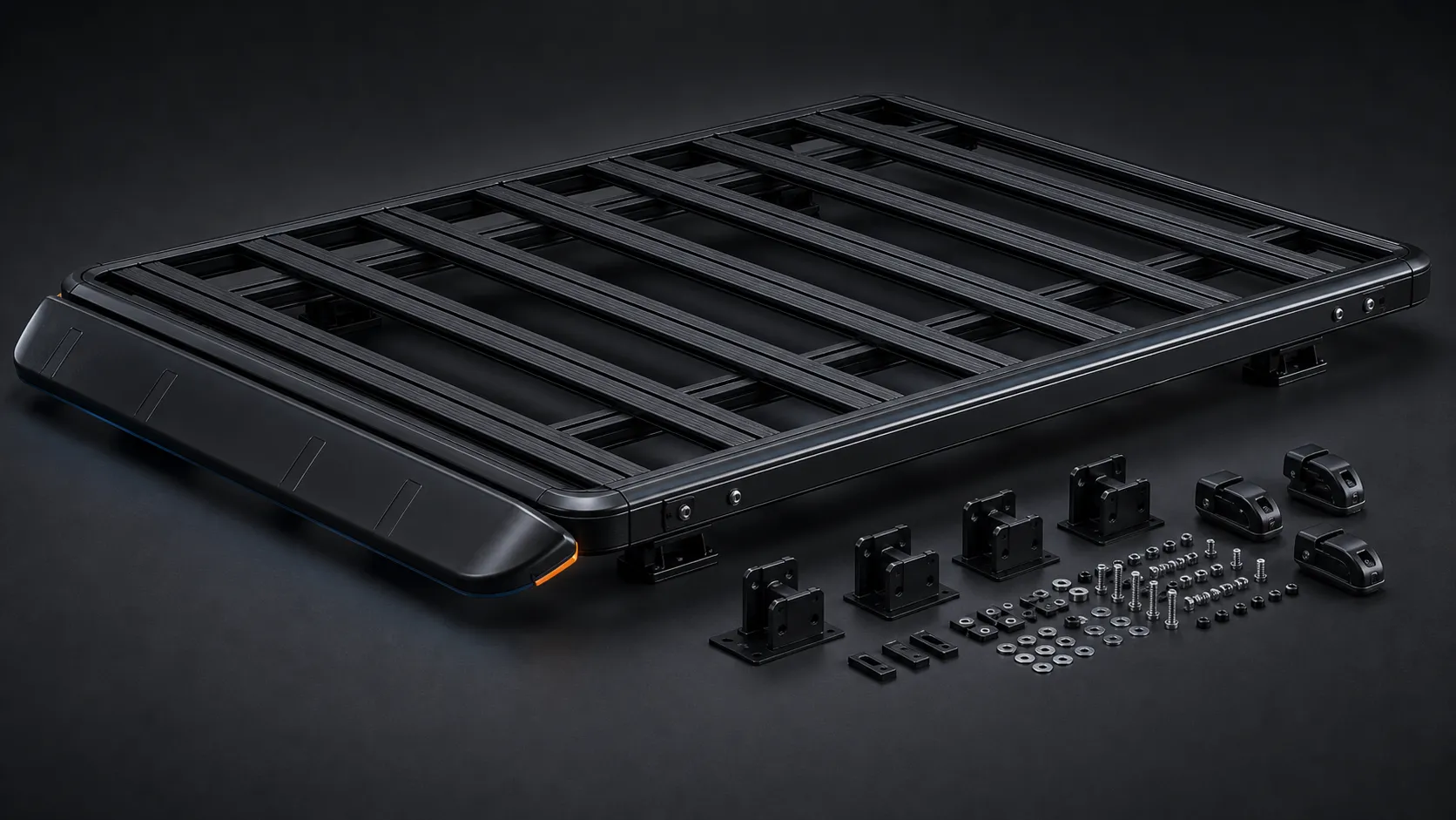 Aluminum roof platform rack